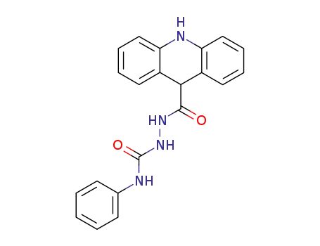 9-Acridinecarboxylic acid, 9,10-dihydro-,
2-[(phenylamino)carbonyl]hydrazide