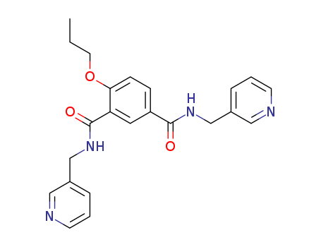 1,3-Benzenedicarboxamide,4-propoxy-N1,N3-bis(3-pyridinylmethyl)- cas  70064-65-2