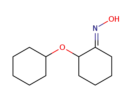 Molecular Structure of 61568-15-8 (Cyclohexanone, 2-(cyclohexyloxy)-, oxime, (E)-)