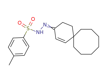 Molecular Structure of 65226-91-7 (Benzenesulfonic acid, 4-methyl-,
spiro[5.7]tridec-1-en-3-ylidenehydrazide)