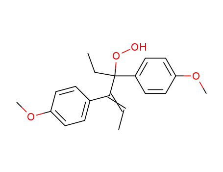 (E)-3,4-Bis-(4-methoxy-phenyl)-hex-4-en-3-yl-hydroperoxide