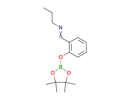 1-Propanamine,
N-[[2-[(4,4,5,5-tetramethyl-1,3,2-dioxaborolan-2-yl)oxy]phenyl]methylene
]-