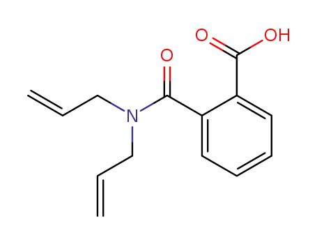 Molecular Structure of 39107-24-9 (Benzoic acid, 2-[(di-2-propenylamino)carbonyl]-)
