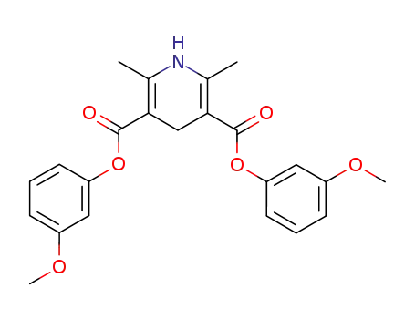 3,5-Pyridinedicarboxylic acid, 1,4-dihydro-2,6-dimethyl-,
bis(3-methoxyphenyl) ester