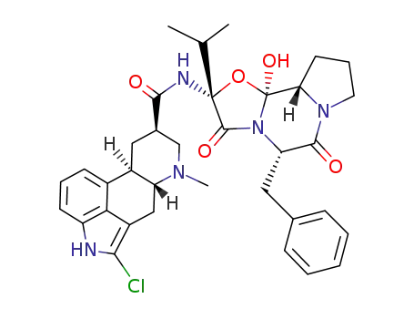 5'α-benzyl-2-chloro-12'-hydroxy-2'-isopropyl-(10α)-9,10-dihydro-ergotamane-18,3',6'-trione
