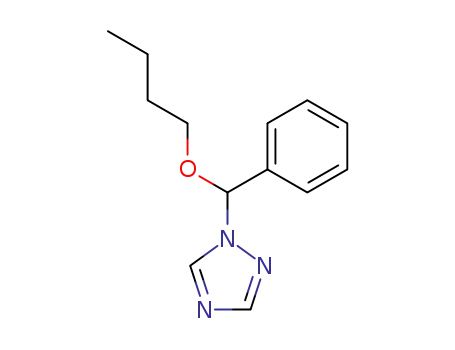 Molecular Structure of 62843-37-2 (1H-1,2,4-Triazole, 1-(butoxyphenylmethyl)-)