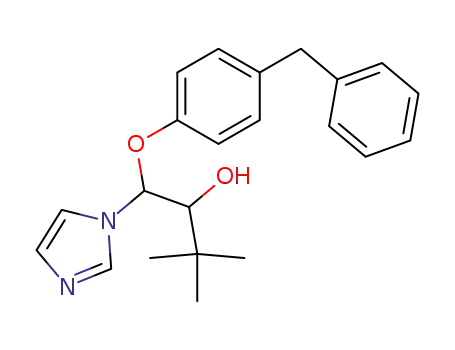 Molecular Structure of 61251-49-8 (1H-Imidazole-1-ethanol,
a-(1,1-dimethylethyl)-b-[4-(phenylmethyl)phenoxy]-)