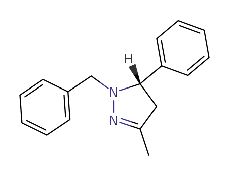 1-benzyl-3-methyl-5-phenyl-4,5-dihydro-1<i>H</i>-pyrazole