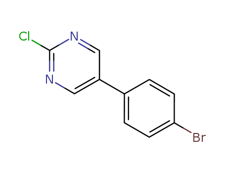 Pyrimidine, 5-(4-bromophenyl)-2-chloro-