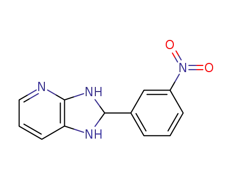 Molecular Structure of 63581-45-3 (1H-Imidazo[4,5-b]pyridine, 2,3-dihydro-2-(3-nitrophenyl)-)