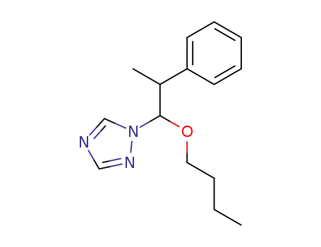 Molecular Structure of 62843-40-7 (1H-1,2,4-Triazole, 1-(1-butoxy-2-phenylpropyl)-)