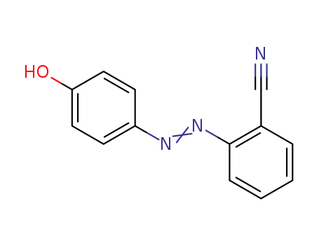 Molecular Structure of 838-48-2 (Benzonitrile, 2-[(4-hydroxyphenyl)azo]-)
