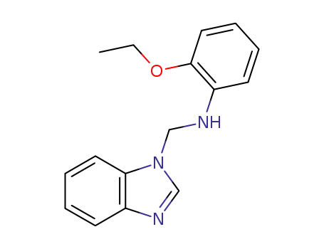 Molecular Structure of 63874-04-4 (1H-Benzimidazole-1-methanamine, N-(2-ethoxyphenyl)-)