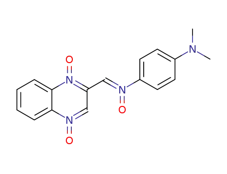 1,4-Benzenediamine,
N'-[(1,4-dioxido-2-quinoxalinyl)methylene]-N,N-dimethyl-, N'-oxide