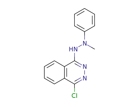 Molecular Structure of 64640-68-2 (1(2H)-Phthalazinone, 4-chloro-, methylphenylhydrazone)