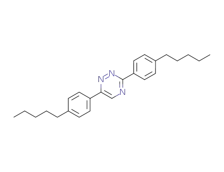 Molecular Structure of 64326-98-3 (1,2,4-Triazine, 3,6-bis(4-pentylphenyl)-)
