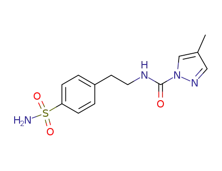 1H-Pyrazole-1-carboxamide,
N-[2-[4-(aminosulfonyl)phenyl]ethyl]-4-methyl-