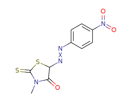4-Thiazolidinone,3-methyl-5-[2-(4-nitrophenyl)diazenyl]-2-thioxo- cas  962-02-7