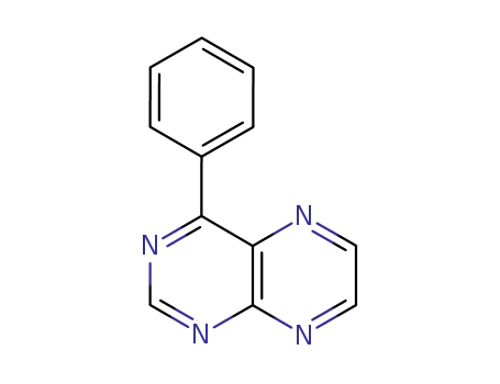 Molecular Structure of 25239-86-5 (Pteridine, 4-phenyl-)