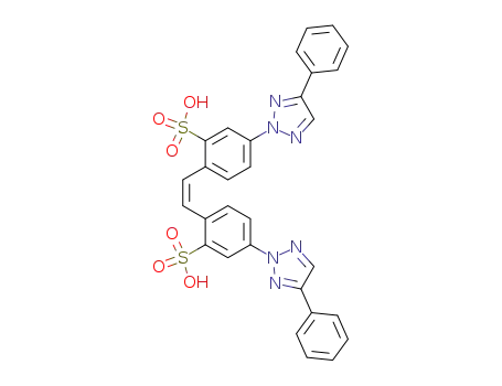 4,4′-ビス(4-フェニル-2H-1,2,3-トリアゾール-2-イル)スチルベン-2,2′-ビススルホン酸