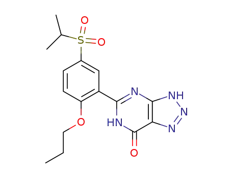 7H-1,2,3-Triazolo[4,5-d]pyrimidin-7-one,
1,4-dihydro-5-[5-[(1-methylethyl)sulfonyl]-2-propoxyphenyl]-