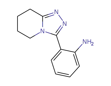 Molecular Structure of 63696-67-3 (Benzenamine, 2-(5,6,7,8-tetrahydro-1,2,4-triazolo[4,3-a]pyridin-3-yl)-)