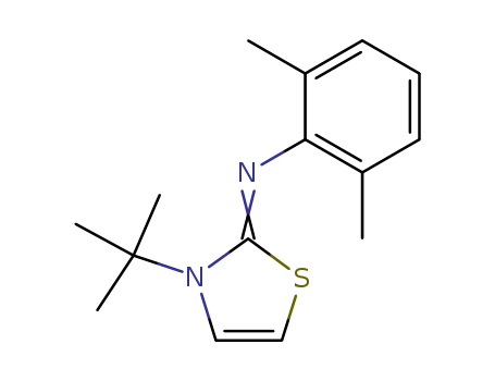 Benzenamine,  N-[3-(1,1-dimethylethyl)-2(3H)-thiazolylidene]-2,6-dimethyl-