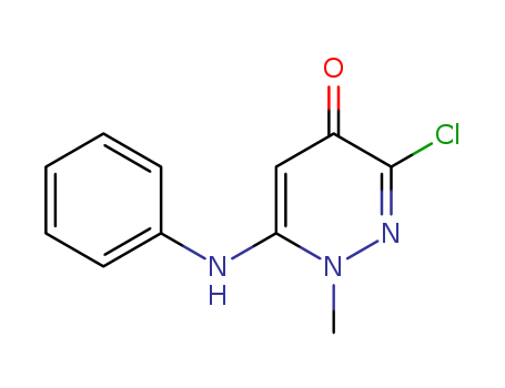 3-Chloro-1-methyl-6-(phenylamino)-4(1H)-pyridazinone