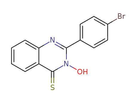 4(3H)-Quinazolinethione, 2-(4-bromophenyl)-3-hydroxy-