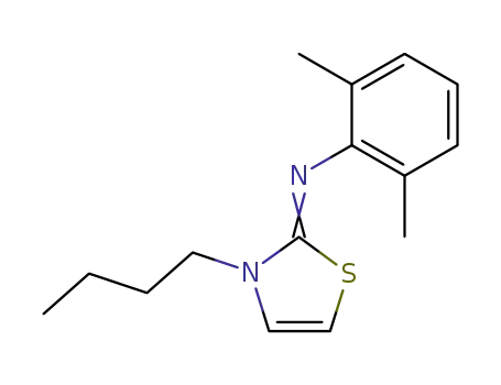 Benzenamine, N-(3-butyl-2(3H)-thiazolylidene)-2,6-dimethyl-