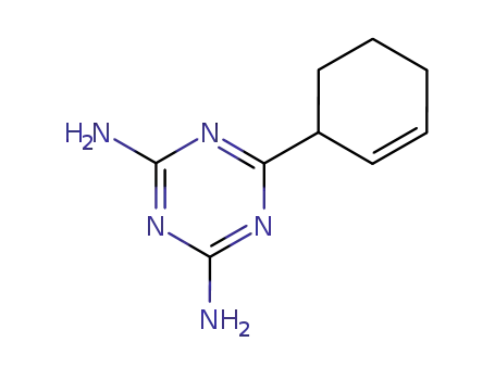 Molecular Structure of 5397-05-7 (6-(cyclohex-2-en-1-yl)-1,3,5-triazine-2,4-diamine)