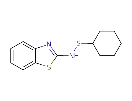 Molecular Structure of 32997-66-3 (Cyclohexanesulfenamide, N-2-benzothiazolyl-)