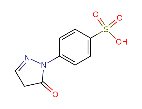 Benzenesulfonic acid, 4-(4,5-dihydro-5-oxo-1H-pyrazol-1-yl)-