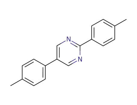 Molecular Structure of 29134-17-6 (Pyrimidine, 2,5-bis(4-methylphenyl)-)