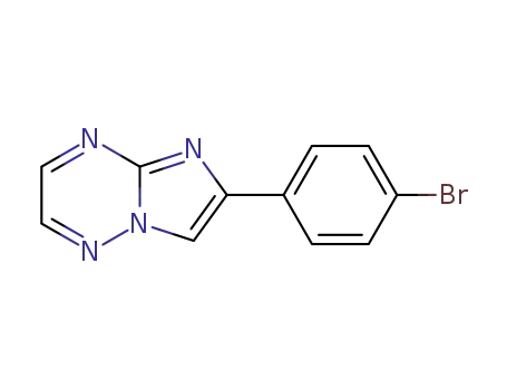 Imidazo[1,2-b][1,2,4]triazine, 6-(4-bromophenyl)-
