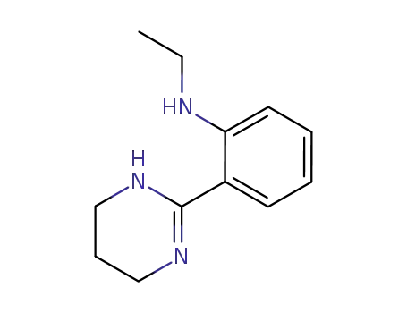 Molecular Structure of 62838-28-2 (Benzenamine, N-ethyl-2-(1,4,5,6-tetrahydro-2-pyrimidinyl)-)