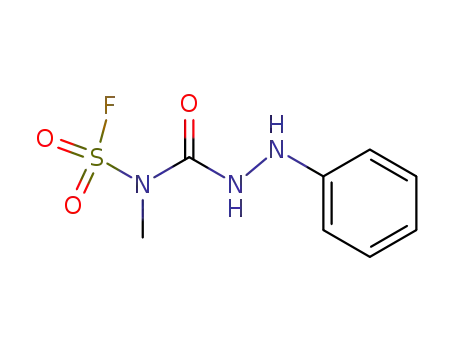 Molecular Structure of 65119-32-6 (Sulfamoyl fluoride, methyl[(2-phenylhydrazino)carbonyl]-)