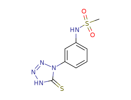 Methanesulfonamide, N-[3-(2,5-dihydro-5-thioxo-1H-tetrazol-1-yl)phenyl]-