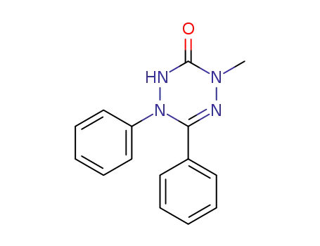 Molecular Structure of 62354-00-1 (1,2,4,5-Tetrazin-3(2H)-one, 1,4-dihydro-4-methyl-1,6-diphenyl-)