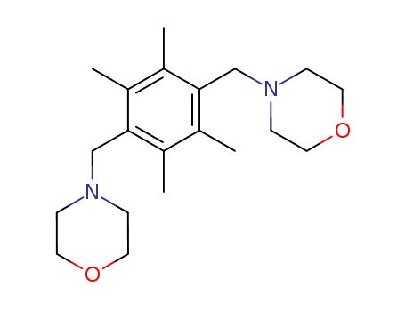 Molecular Structure of 40205-93-4 (Morpholine, 4,4'-[(2,3,5,6-tetramethyl-1,4-phenylene)bis(methylene)]bis-)