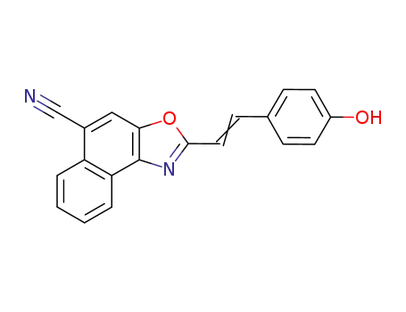 Naphth[1,2-d]oxazole-5-carbonitrile, 2-[2-(4-hydroxyphenyl)ethenyl]-