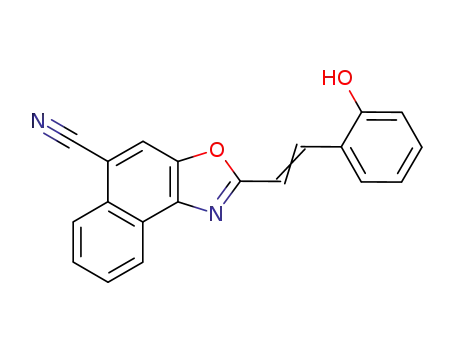 Naphth[1,2-d]oxazole-5-carbonitrile, 2-[2-(2-hydroxyphenyl)ethenyl]-
