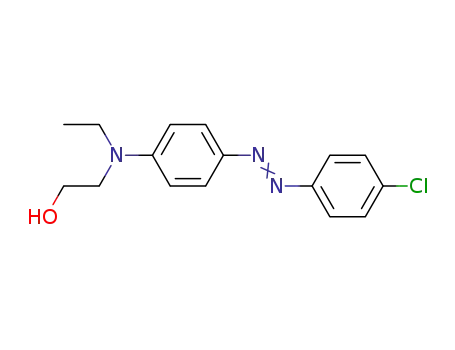 Molecular Structure of 3010-49-9 (Ethanol, 2-[[4-[(4-chlorophenyl)azo]phenyl]ethylamino]-)