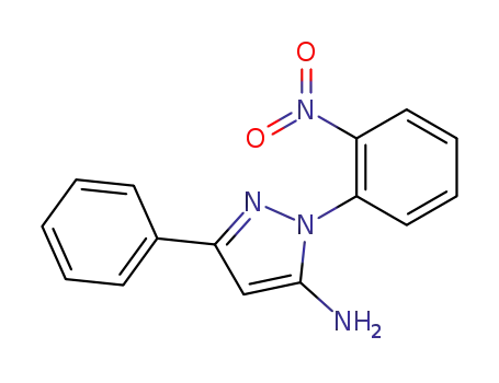 1H-Pyrazol-5-amine, 1-(2-nitrophenyl)-3-phenyl-