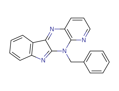 11H-Pyrido[3',2':5,6]pyrazino[2,3-b]indole,11-(phenylmethyl)- cas  53493-69-9