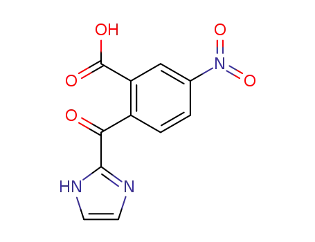 Molecular Structure of 62367-07-1 (Benzoic acid, 2-(1H-imidazol-2-ylcarbonyl)-5-nitro-)