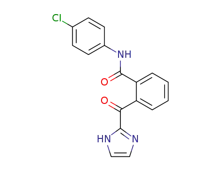 Molecular Structure of 62366-98-7 (Benzamide, N-(4-chlorophenyl)-2-(1H-imidazol-2-ylcarbonyl)-)