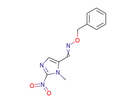 Molecular Structure of 63551-61-1 (N-(benzyloxy)-1-(1-methyl-2-nitro-1H-imidazol-5-yl)methanimine)