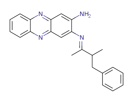 Molecular Structure of 66030-68-0 (2,3-Phenazinediamine, N-(1,2-dimethyl-3-phenylpropylidene)-)