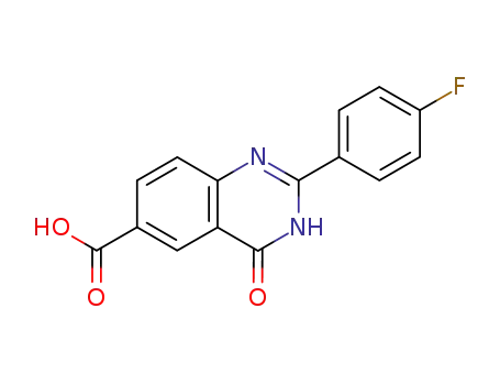 6-Quinazolinecarboxylic acid, 2-(4-fluorophenyl)-1,4-dihydro-4-oxo-